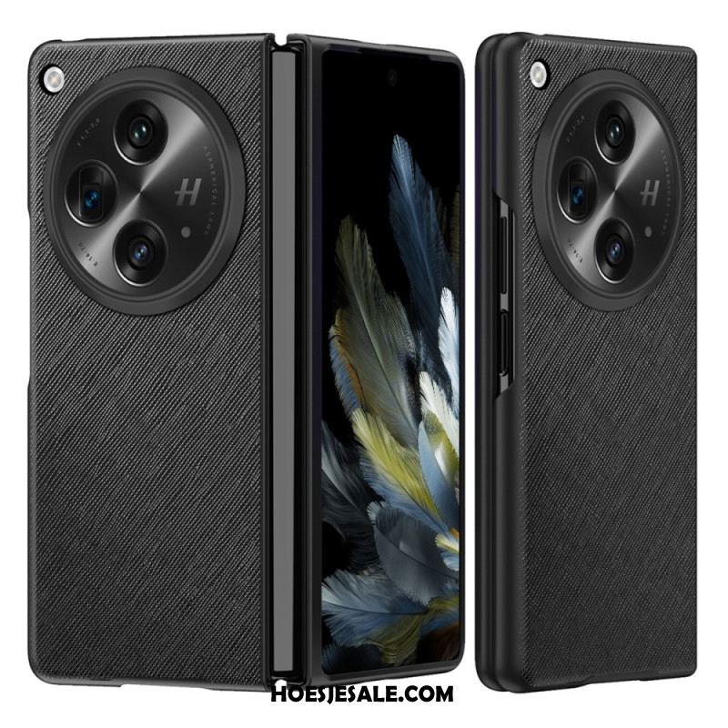 Hoesje Oppo Find N3 Open Geweven Textuur