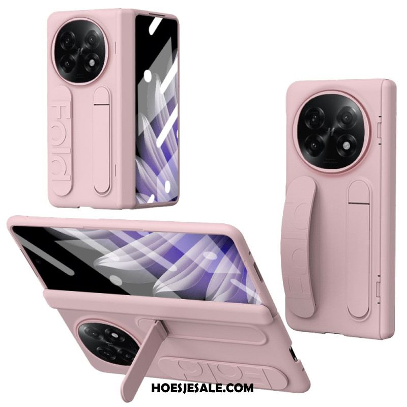 Hoesje Oppo Find N5 Volledige Bescherming Met Standaard En Riem