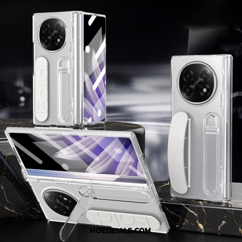 Hoesje Oppo Find N5 Volledige Bescherming Met Standaard En Riem