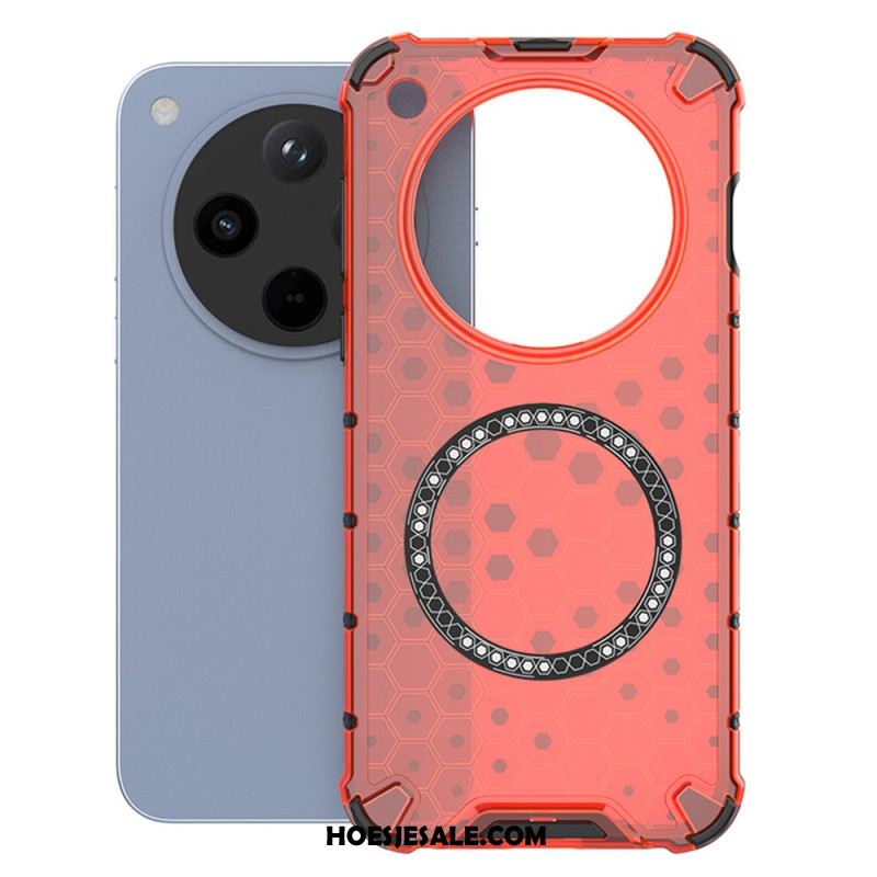 Hoesje Oppo Find X8 Magsafe-compatibel Honingraat