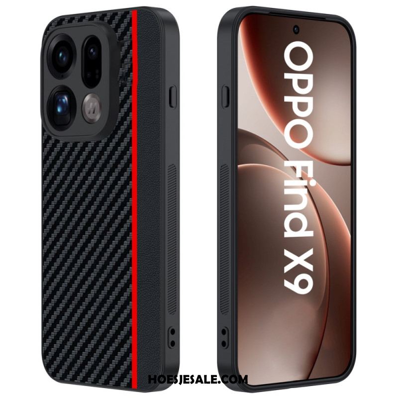 Hoesje Oppo Find X9 5g Koolstofvezeltextuur
