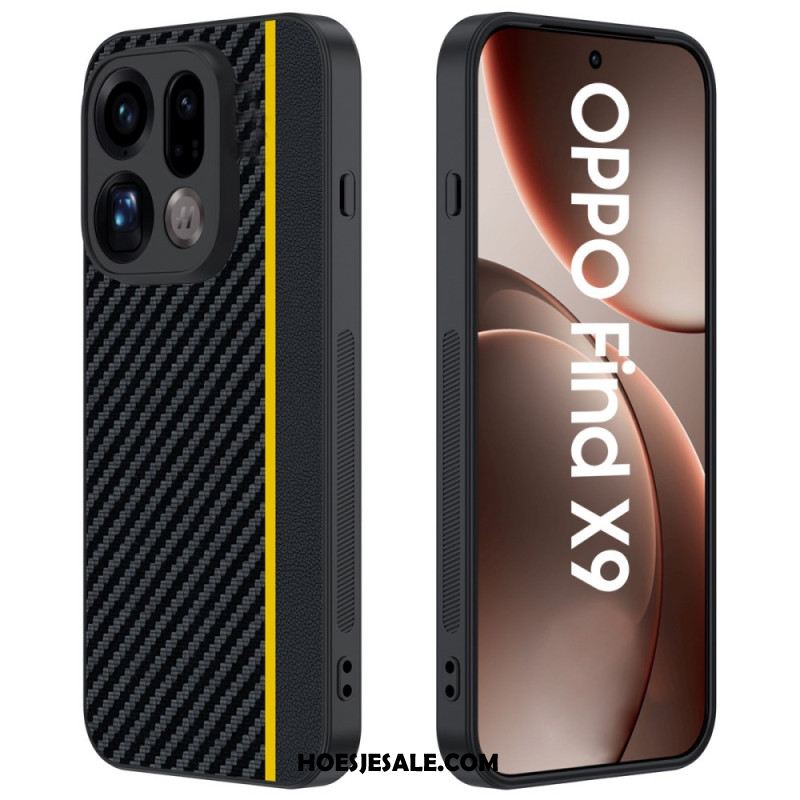 Hoesje Oppo Find X9 5g Koolstofvezeltextuur