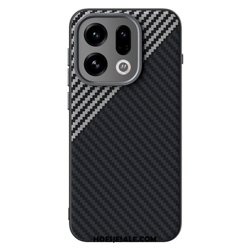 Hoesje Oppo Find X9 5g Magsafe Koolstofvezeltextuur Abeel Bescherming Hoesje