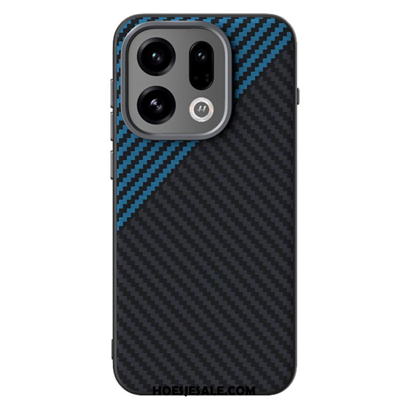 Hoesje Oppo Find X9 5g Magsafe Koolstofvezeltextuur Abeel Bescherming Hoesje