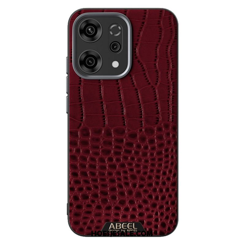 Hoesje Oppo Reno 14 5g Magsafe-compatibel Abeel Met Krokodillenprint