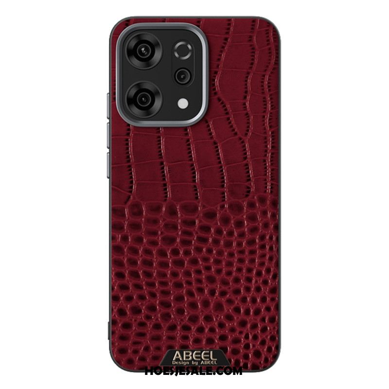 Hoesje Oppo Reno 14 Pro 5g Magsafe-compatibel Met Krokodillenprint Bescherming Hoesje