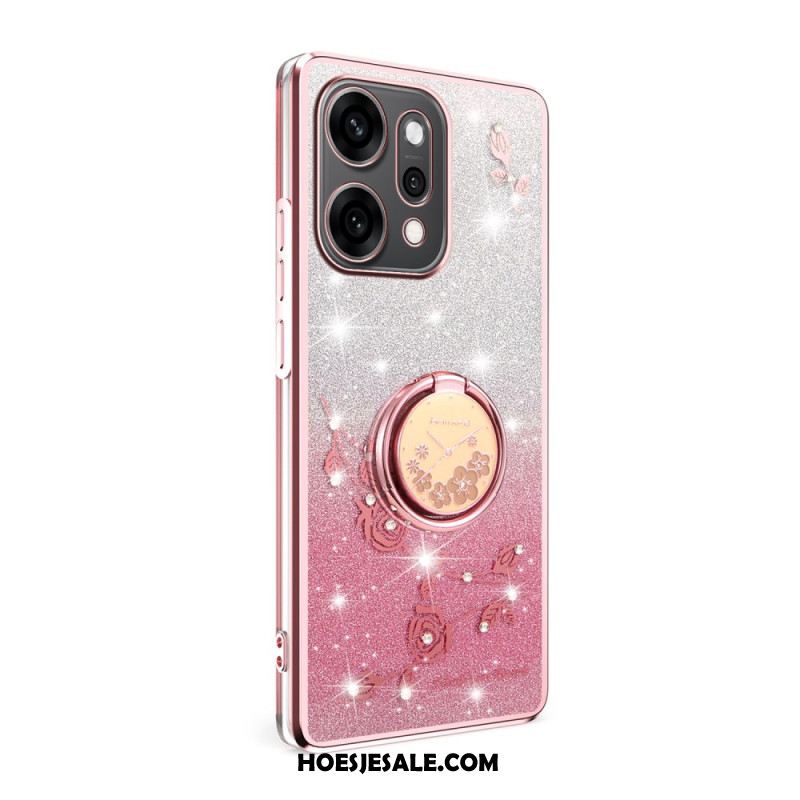 Hoesje Oppo Reno 14 Pro 5g Ringhouder Met Strass-steentjes