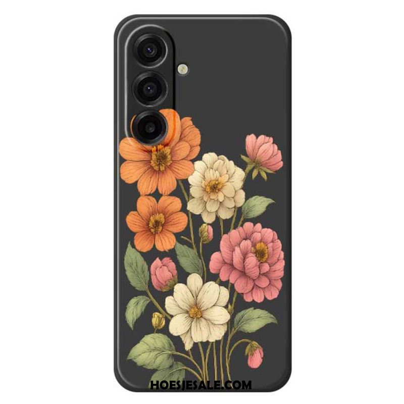 Hoesje Samsung Galaxy A17 4g / 5g Bloemenpatroon