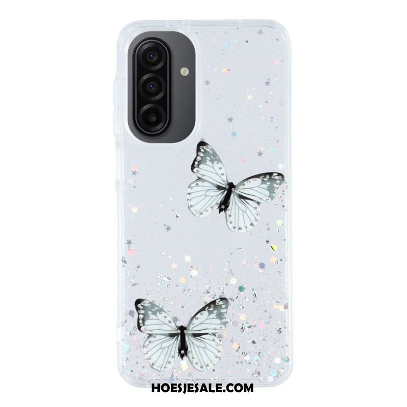 Hoesje Samsung Galaxy A17 4g / 5g Glittervlinders