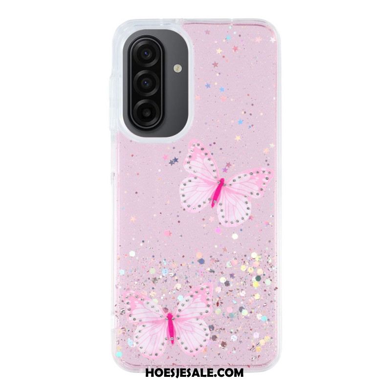 Hoesje Samsung Galaxy A17 4g / 5g Glittervlinders