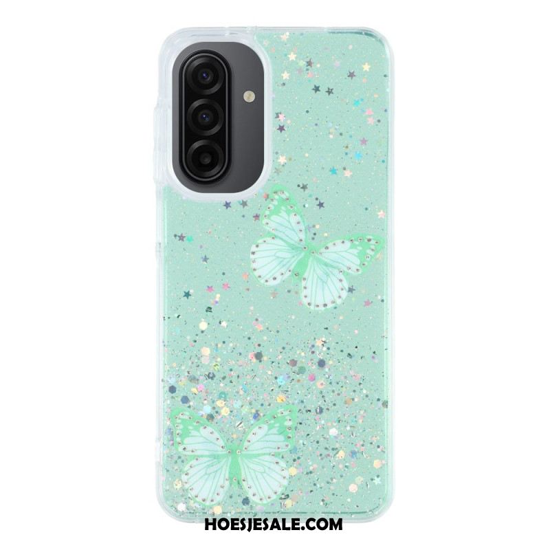 Hoesje Samsung Galaxy A17 4g / 5g Glittervlinders