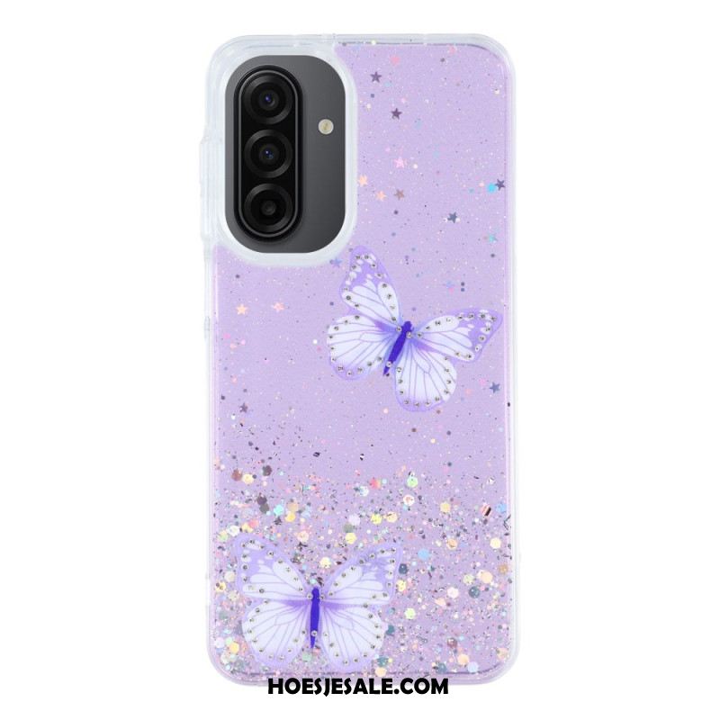Hoesje Samsung Galaxy A17 4g / 5g Glittervlinders