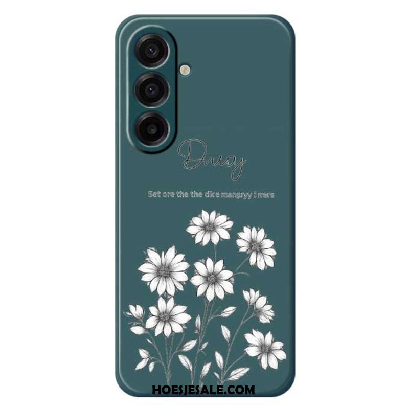 Hoesje Samsung Galaxy A17 4g / 5g Grafische Bloemen