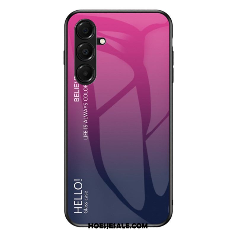 Hoesje Samsung Galaxy A17 4g / 5g Hello Gehard Glas Bescherming Hoesje