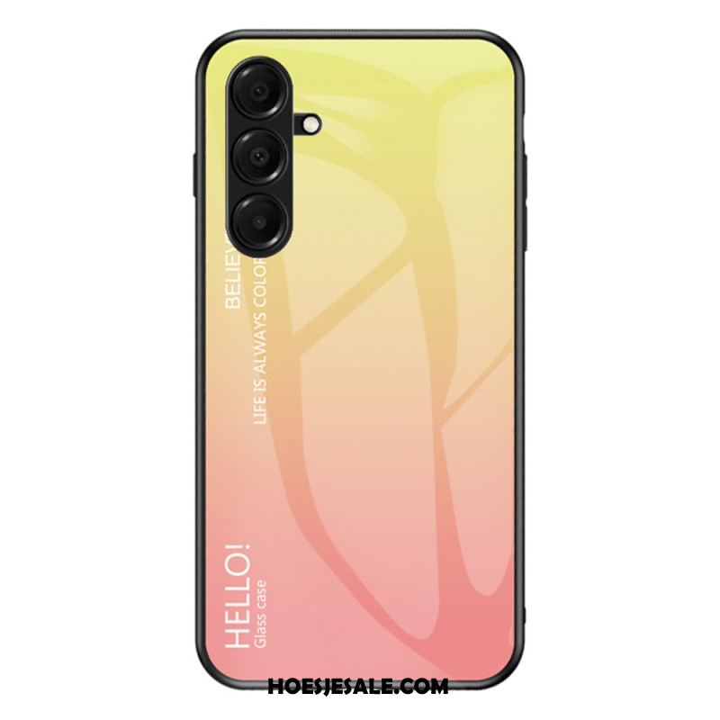 Hoesje Samsung Galaxy A17 4g / 5g Hello Gehard Glas Bescherming Hoesje