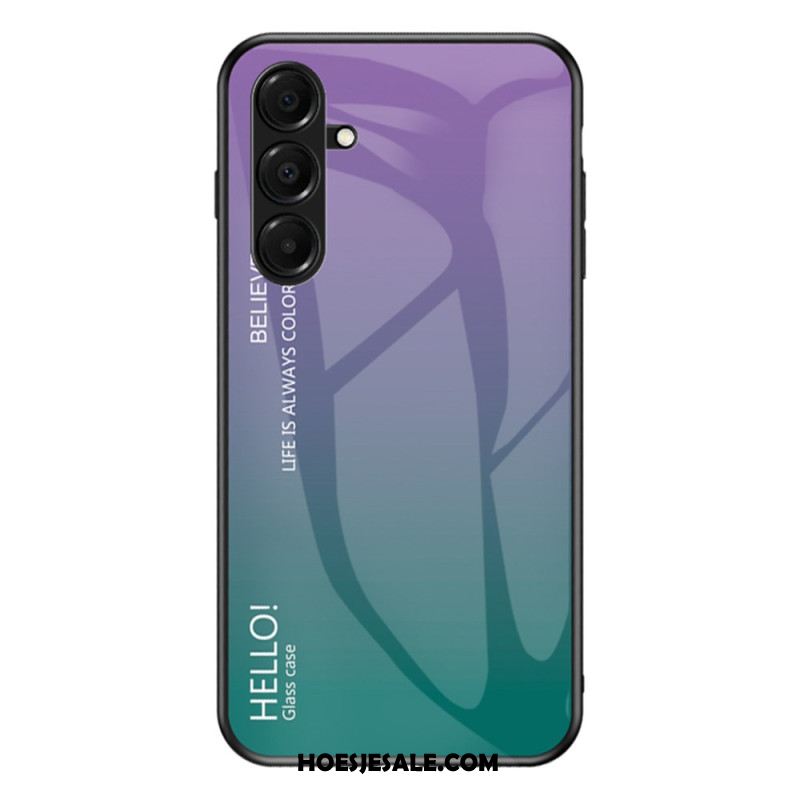 Hoesje Samsung Galaxy A17 4g / 5g Hello Gehard Glas Bescherming Hoesje