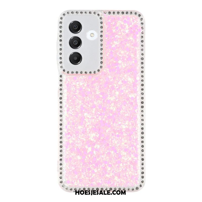 Hoesje Samsung Galaxy A17 4g / 5g Pailletten En Strass-steentjes Bescherming Hoesje