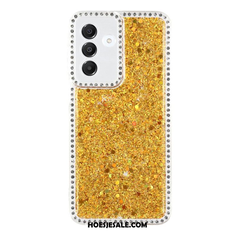 Hoesje Samsung Galaxy A17 4g / 5g Pailletten En Strass-steentjes Bescherming Hoesje
