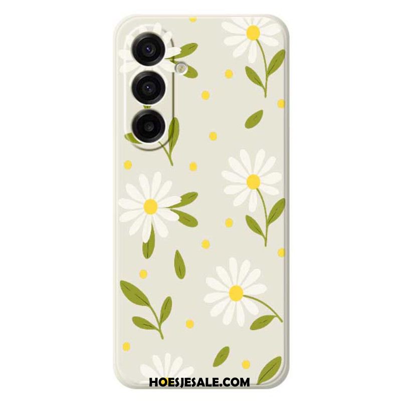 Hoesje Samsung Galaxy A17 4g / 5g Witte Bloemen