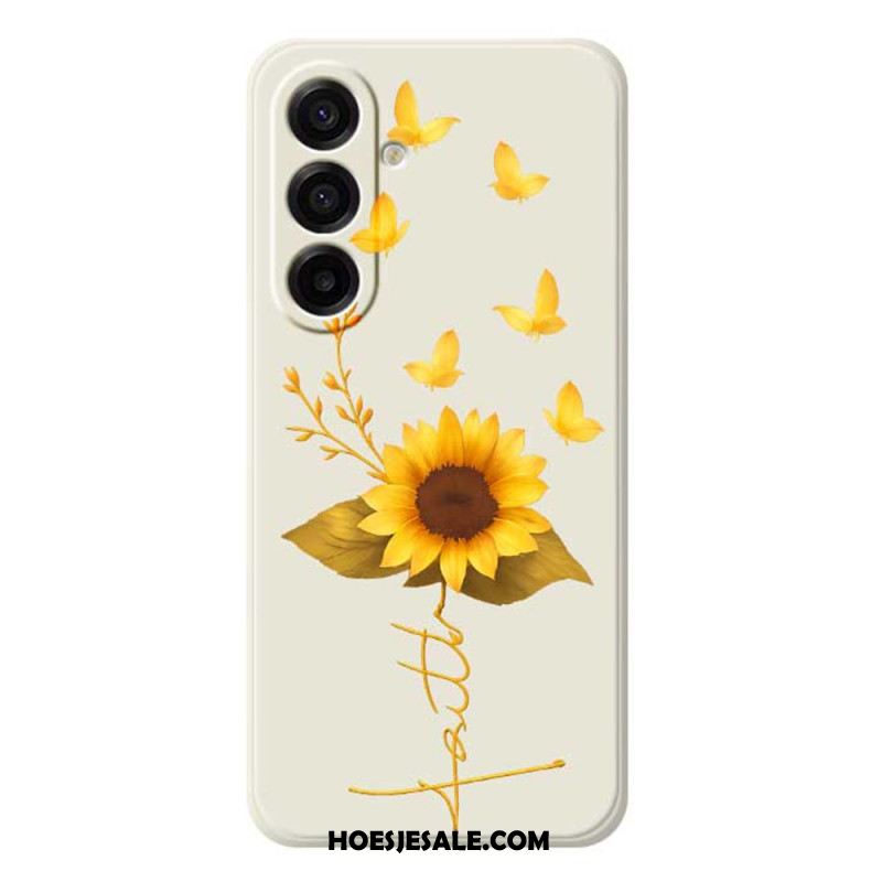 Hoesje Samsung Galaxy A17 4g / 5g Zonnebloem Bescherming Hoesje