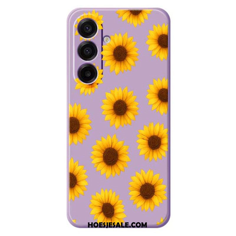 Hoesje Samsung Galaxy A17 4g / 5g Zonnebloemen Bescherming Hoesje
