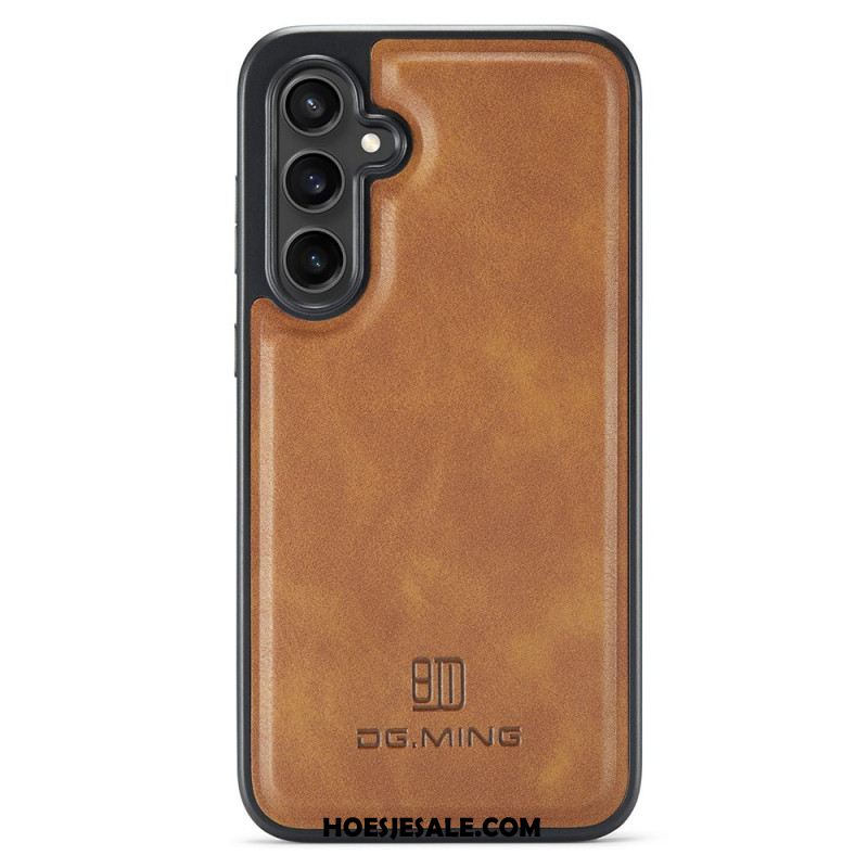 Hoesje Samsung Galaxy S25 5g Dg.ming Lederlook Bescherming Hoesje