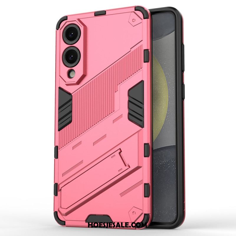 Hoesje Samsung Galaxy S25 5g Edge Afneembare Handsfree Standaard Met Twee Standen Bescherming Hoesje