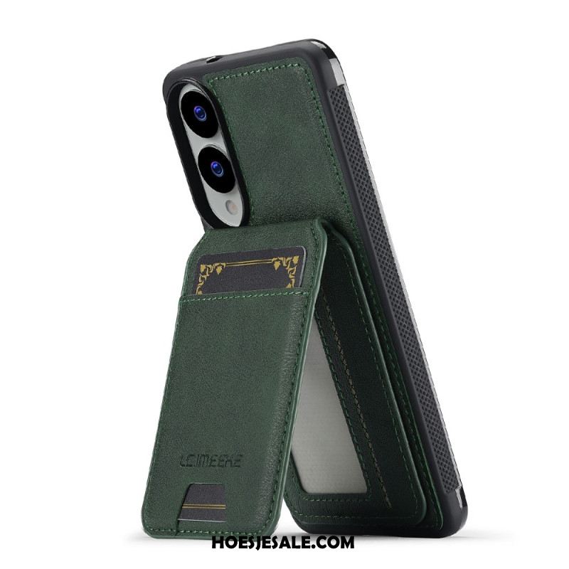 Hoesje Samsung Galaxy S25 5g Edge Afneembare Magnetische Kaarthouder Bescherming Hoesje