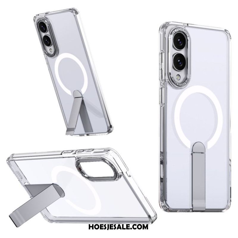 Hoesje Samsung Galaxy S25 5g Edge Compatibel Met Magsafe Met Geïntegreerde Standaard Bescherming Hoesje