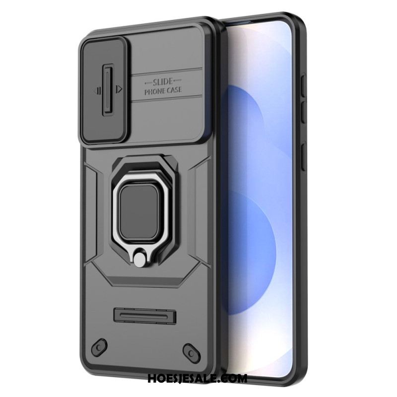 Hoesje Samsung Galaxy S25 5g Edge Duurzame Ring Met Lensbeschermer