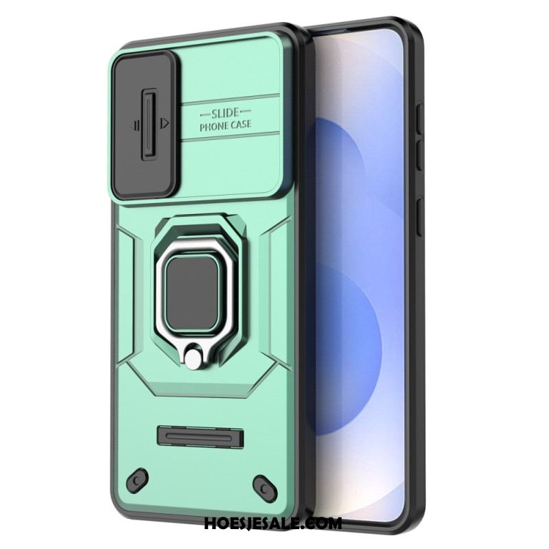 Hoesje Samsung Galaxy S25 5g Edge Duurzame Ring Met Lensbeschermer