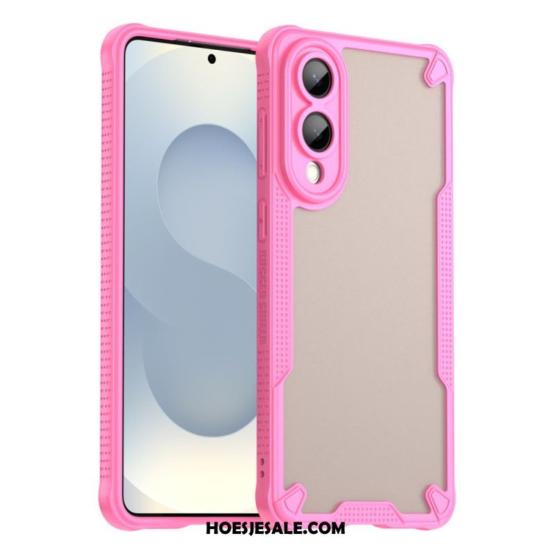 Hoesje Samsung Galaxy S25 5g Edge Geborsteld Doorschijnend