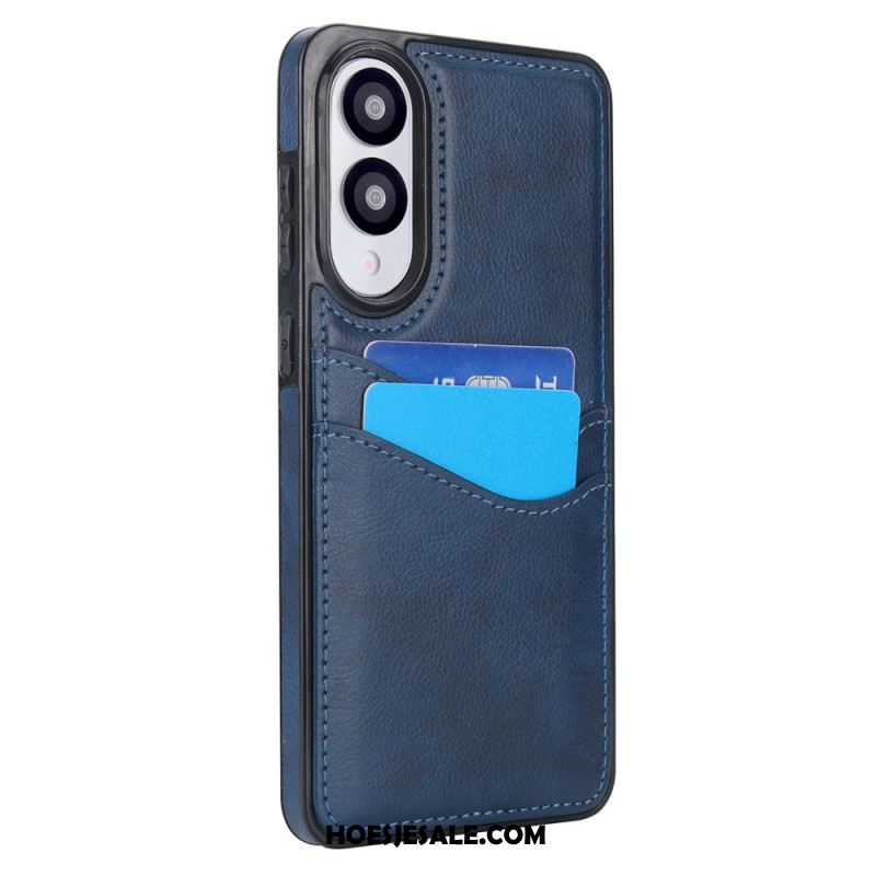 Hoesje Samsung Galaxy S25 5g Edge Leerlook Met Kaart Houder