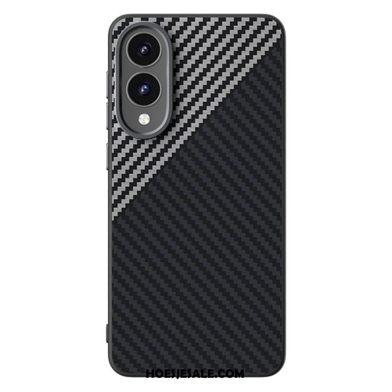 Hoesje Samsung Galaxy S25 5g Edge Magsafe-compatibel Koolstofvezel Abeel Bescherming Hoesje