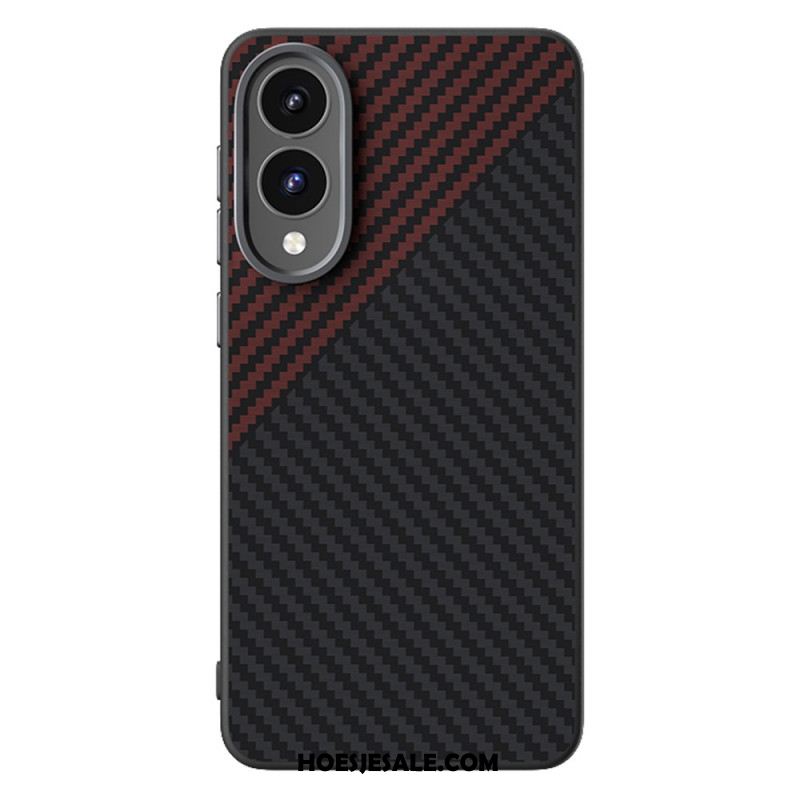 Hoesje Samsung Galaxy S25 5g Edge Magsafe-compatibel Koolstofvezel Abeel Bescherming Hoesje