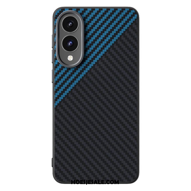 Hoesje Samsung Galaxy S25 5g Edge Magsafe-compatibel Koolstofvezel Abeel Bescherming Hoesje
