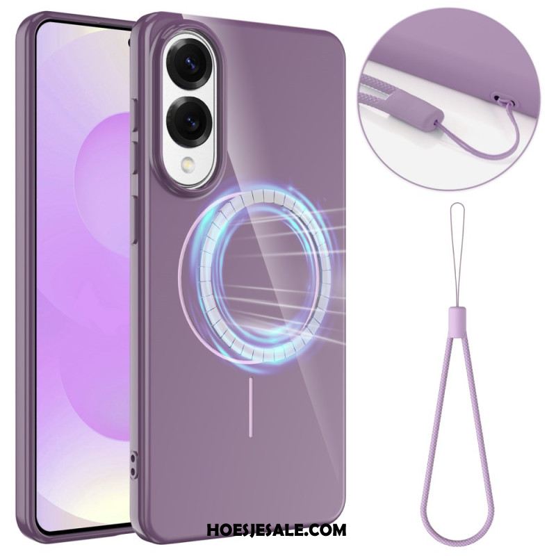 Hoesje Samsung Galaxy S25 5g Edge Magsafe-compatibel Met Draagkoord