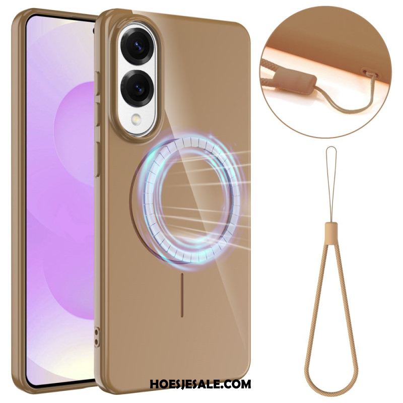 Hoesje Samsung Galaxy S25 5g Edge Magsafe-compatibel Met Draagkoord