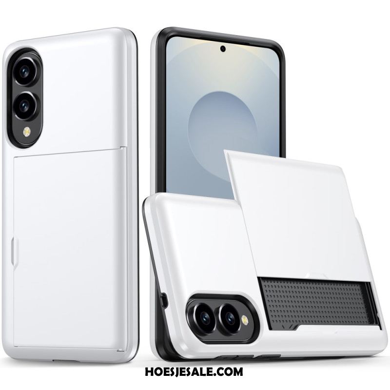 Hoesje Samsung Galaxy S25 5g Edge Schuifbare Kaarthouder Bescherming Hoesje