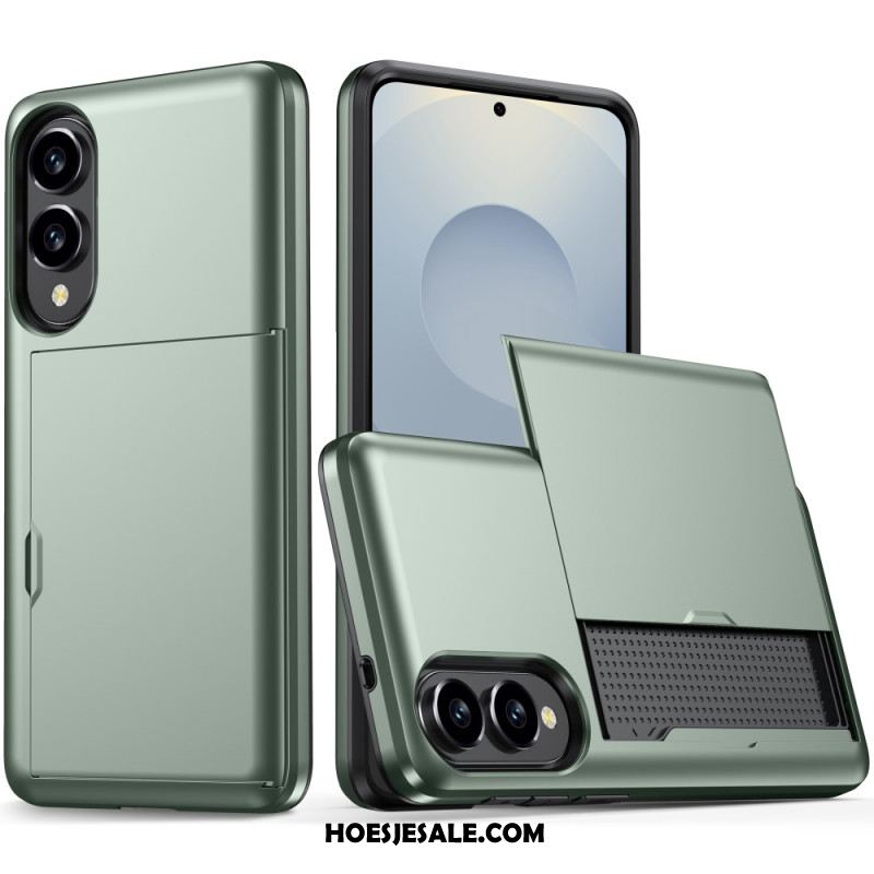Hoesje Samsung Galaxy S25 5g Edge Schuifbare Kaarthouder Bescherming Hoesje