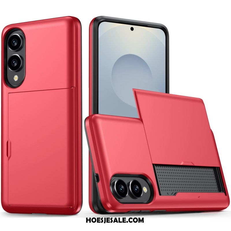 Hoesje Samsung Galaxy S25 5g Edge Schuifbare Kaarthouder Bescherming Hoesje