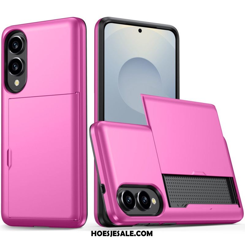 Hoesje Samsung Galaxy S25 5g Edge Schuifbare Kaarthouder Bescherming Hoesje