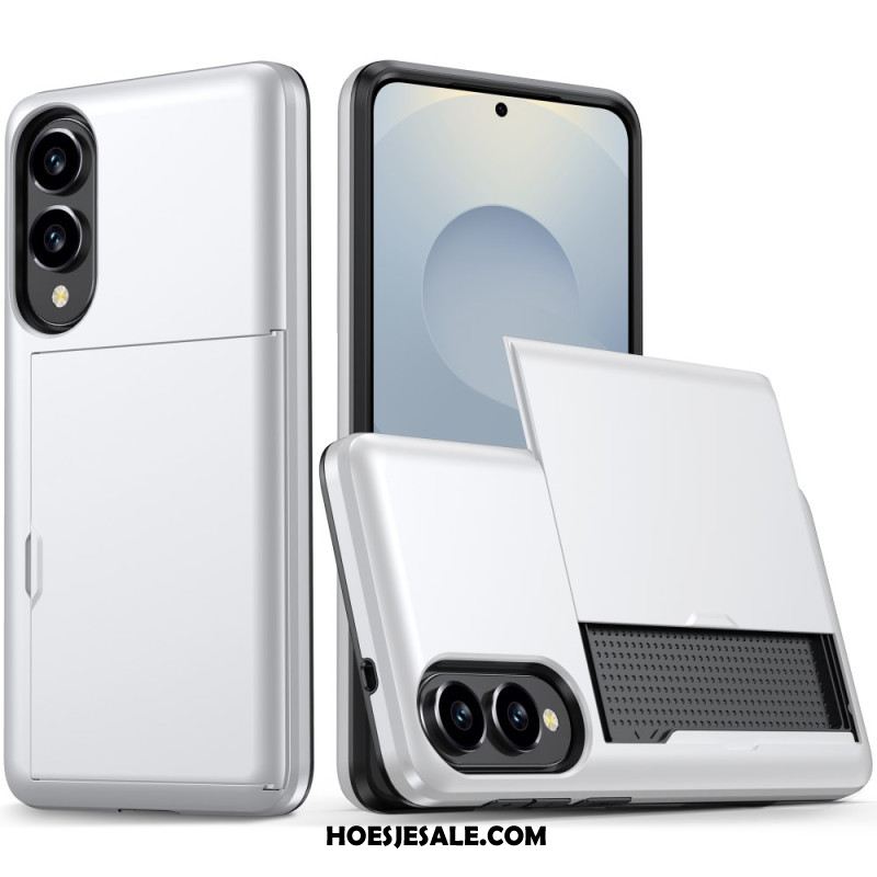 Hoesje Samsung Galaxy S25 5g Edge Schuifbare Kaarthouder Bescherming Hoesje