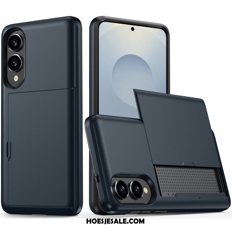 Hoesje Samsung Galaxy S25 5g Edge Schuifbare Kaarthouder Bescherming Hoesje