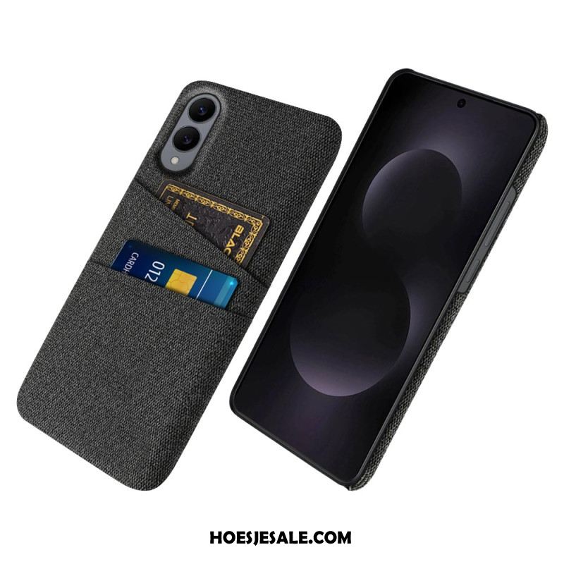 Hoesje Samsung Galaxy S25 5g Edge Stoffen Kaarthouder