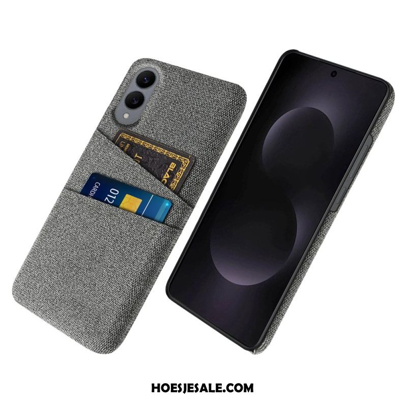 Hoesje Samsung Galaxy S25 5g Edge Stoffen Kaarthouder