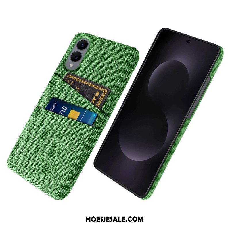 Hoesje Samsung Galaxy S25 5g Edge Stoffen Kaarthouder