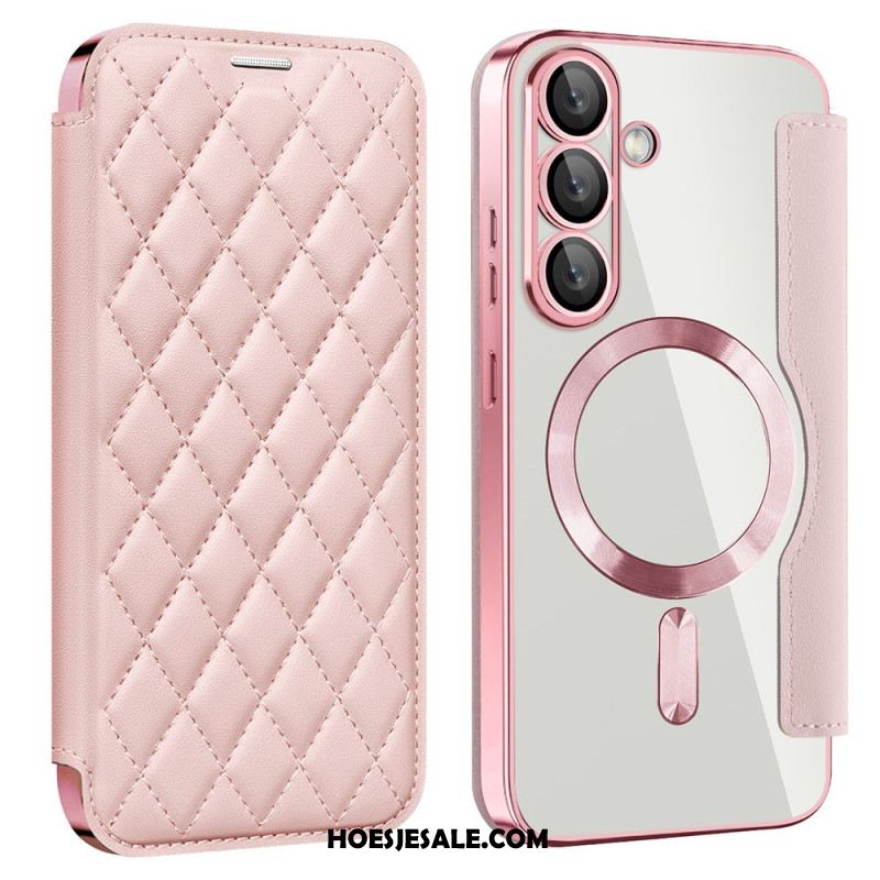 Hoesje Samsung Galaxy S25 5g Gewatteerd Compatibel Met Magsafe