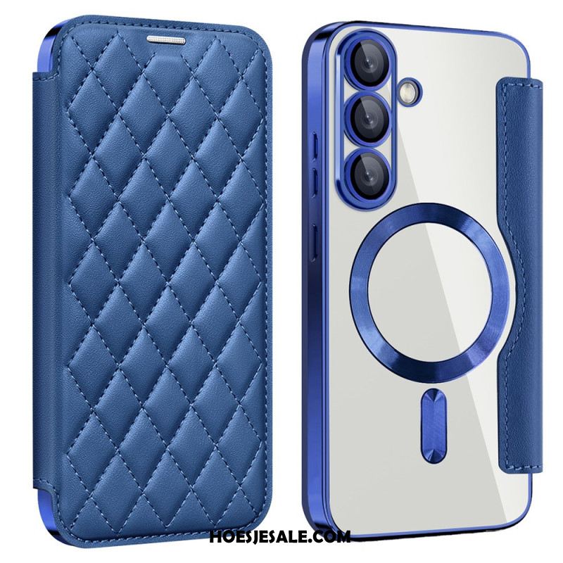 Hoesje Samsung Galaxy S25 5g Gewatteerd Compatibel Met Magsafe