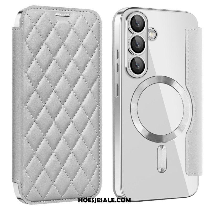 Hoesje Samsung Galaxy S25 5g Gewatteerd Compatibel Met Magsafe